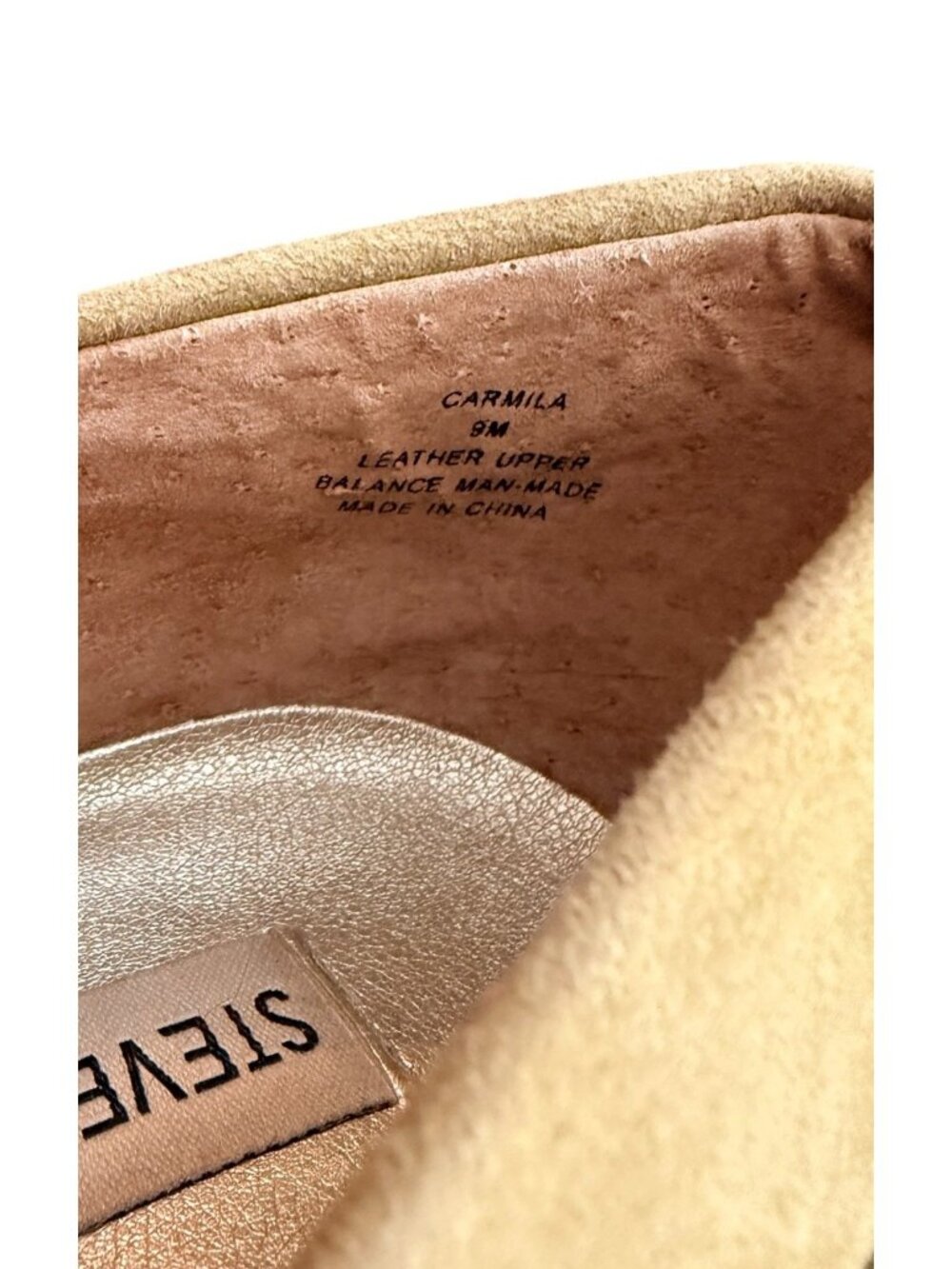 Steve Madden Carmila Olive Green Suede Pointed Toe Pumps Size 9 - Picture 5 of 7